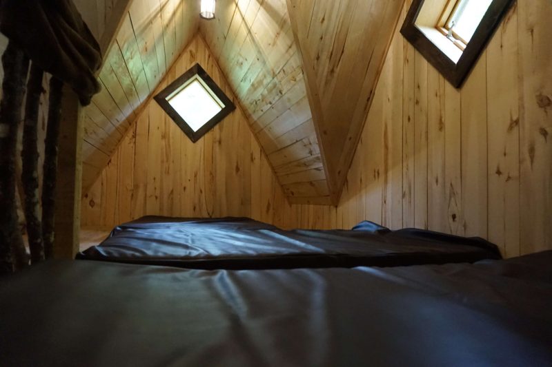 Eventyr room, a Viking refuge that can accommodate 6 people in the Laurentians