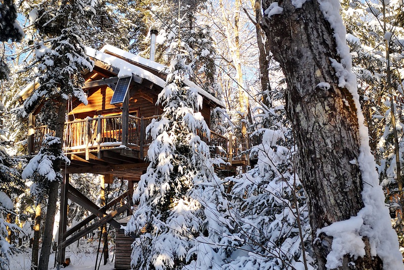 chalet perché l'hiver